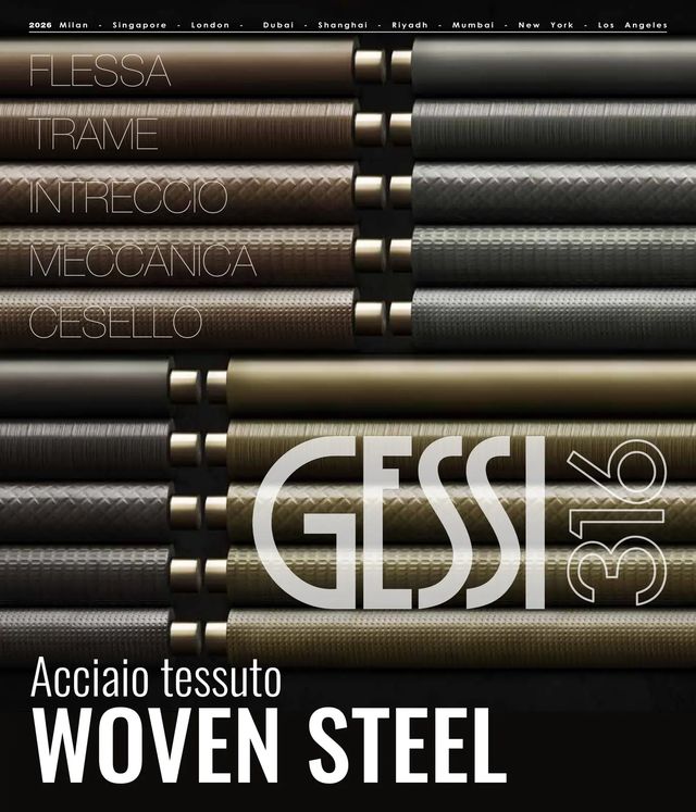 Titelseite: Gessi · Gessi316 (magazine 2026)