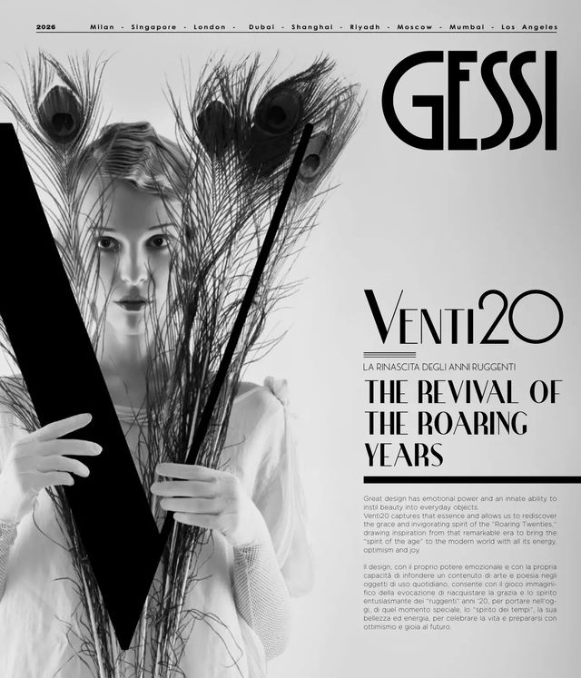 Titelseite: Gessi · Venti20 (magazine 2026)