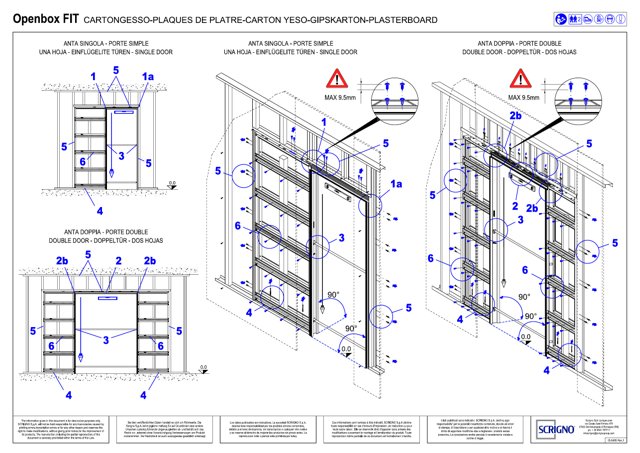 Couverture : Scrigno · Openbox FIT, fiche technique et notice de pose