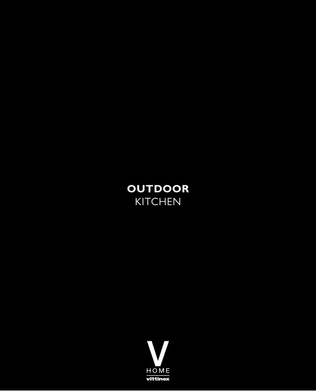 Titelseite: Vittinox V-Home · Outdoor Kitchen 2026