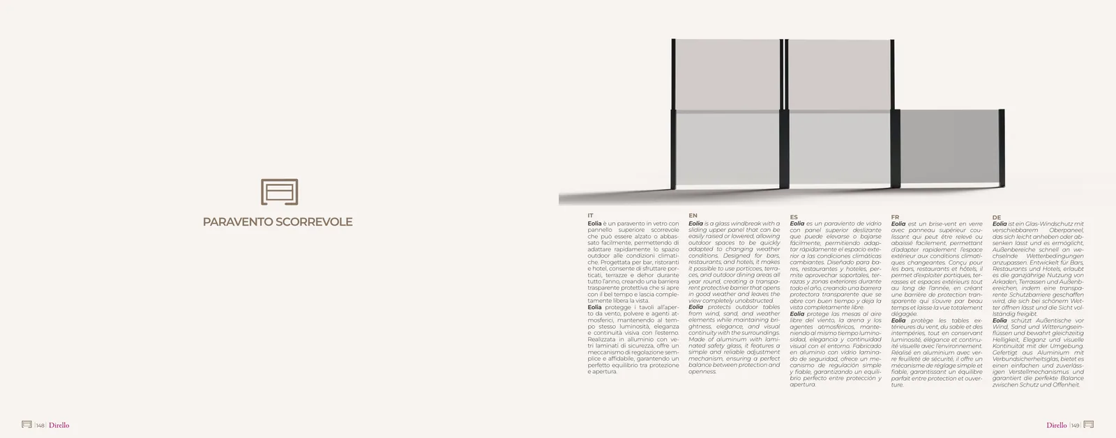 Dirello Eolia · Glas-Windschutz · © Dirello