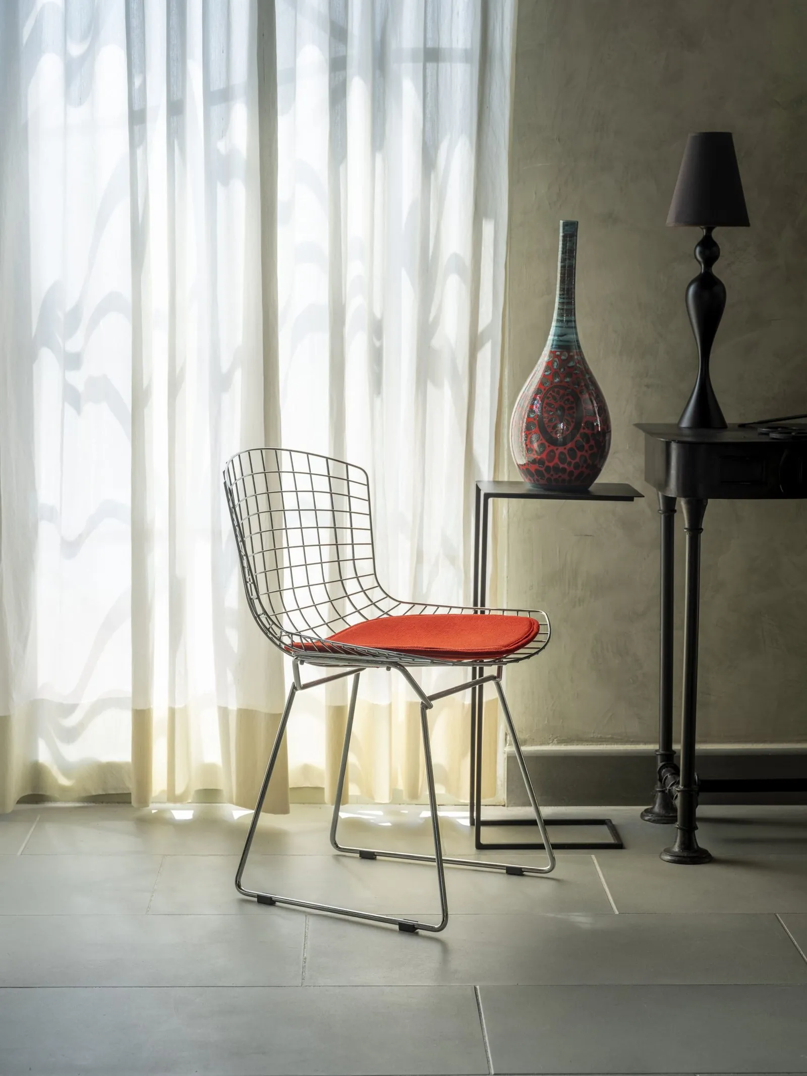 Sedia in filo d'acciaio saldato – CTS Design (foto del produttore)