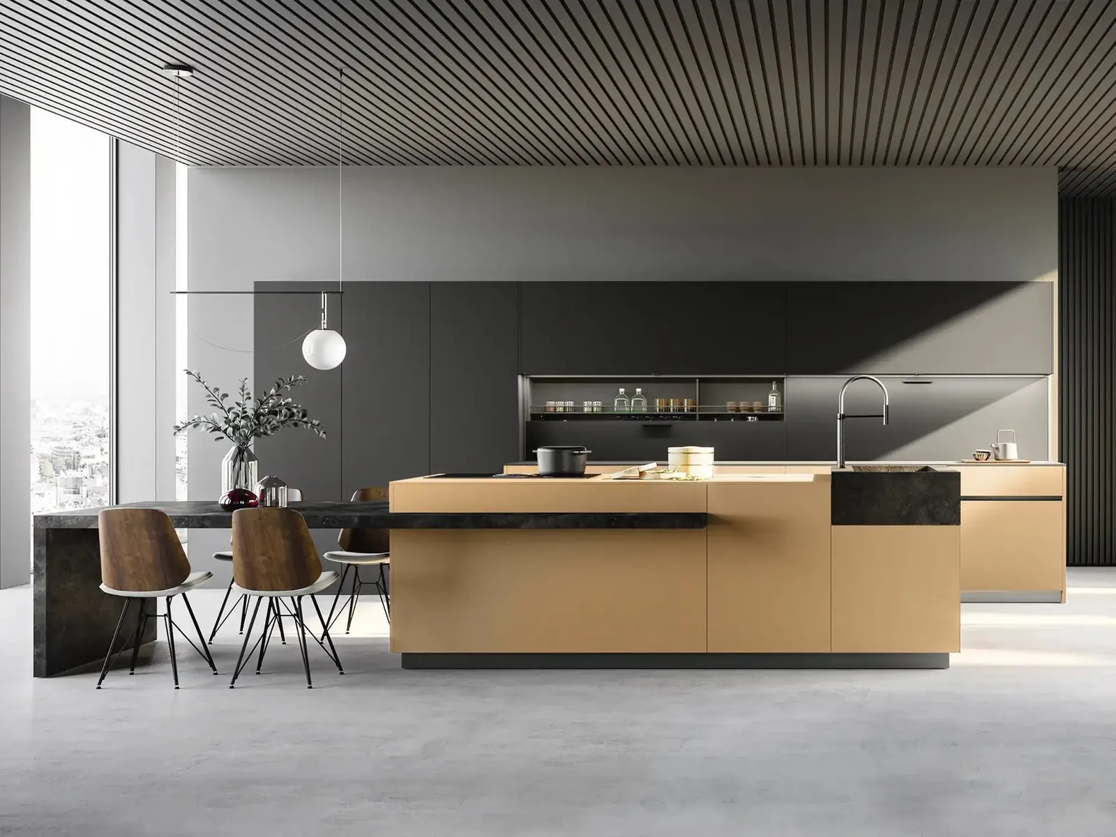 Küche Tau, Holzfronten · © Armony Cucine
