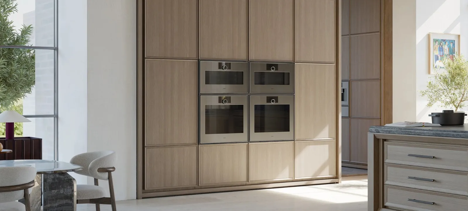 Backofen-Hochschrank, Holzfronten · © Gaggenau
