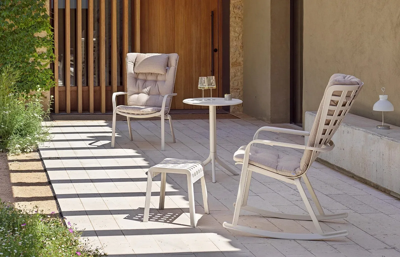 Fauteuils Folio Rocking · © Nardi