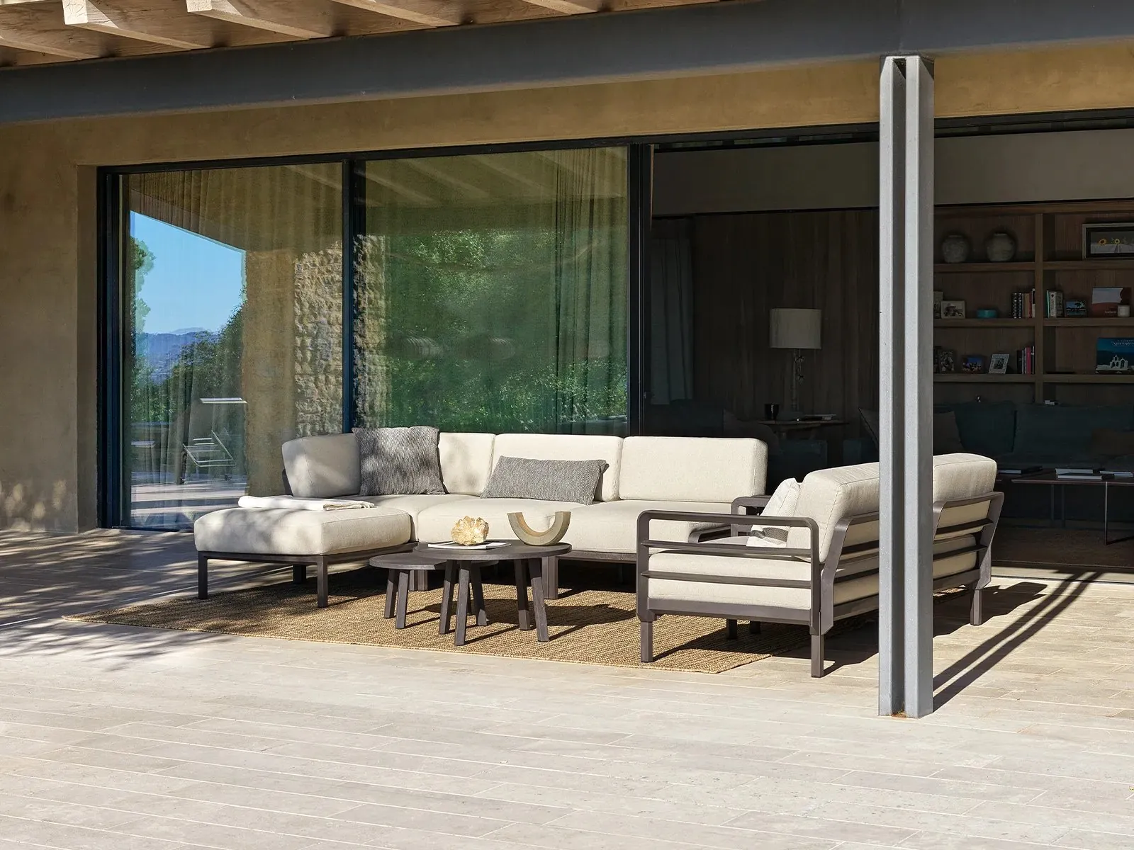 Salon d'extérieur en terrasse · © Nardi