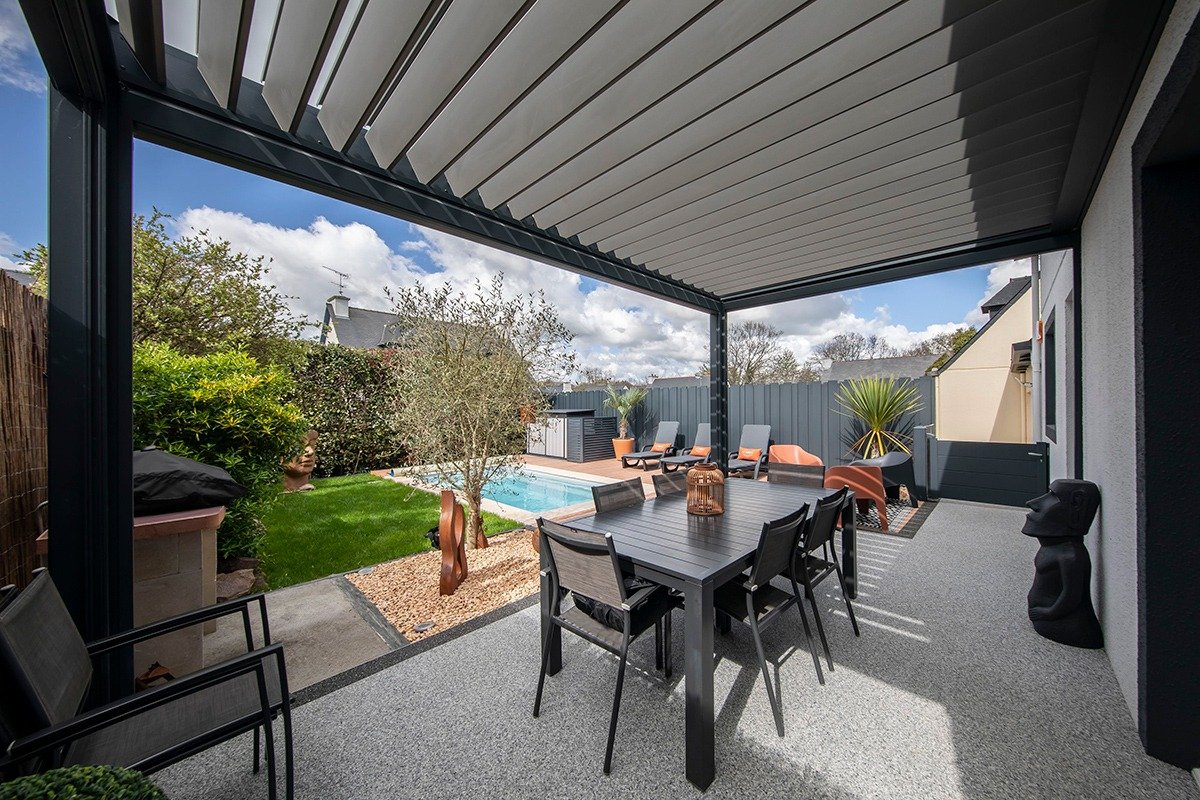 Freistehende Pergola Optimo · © SIB