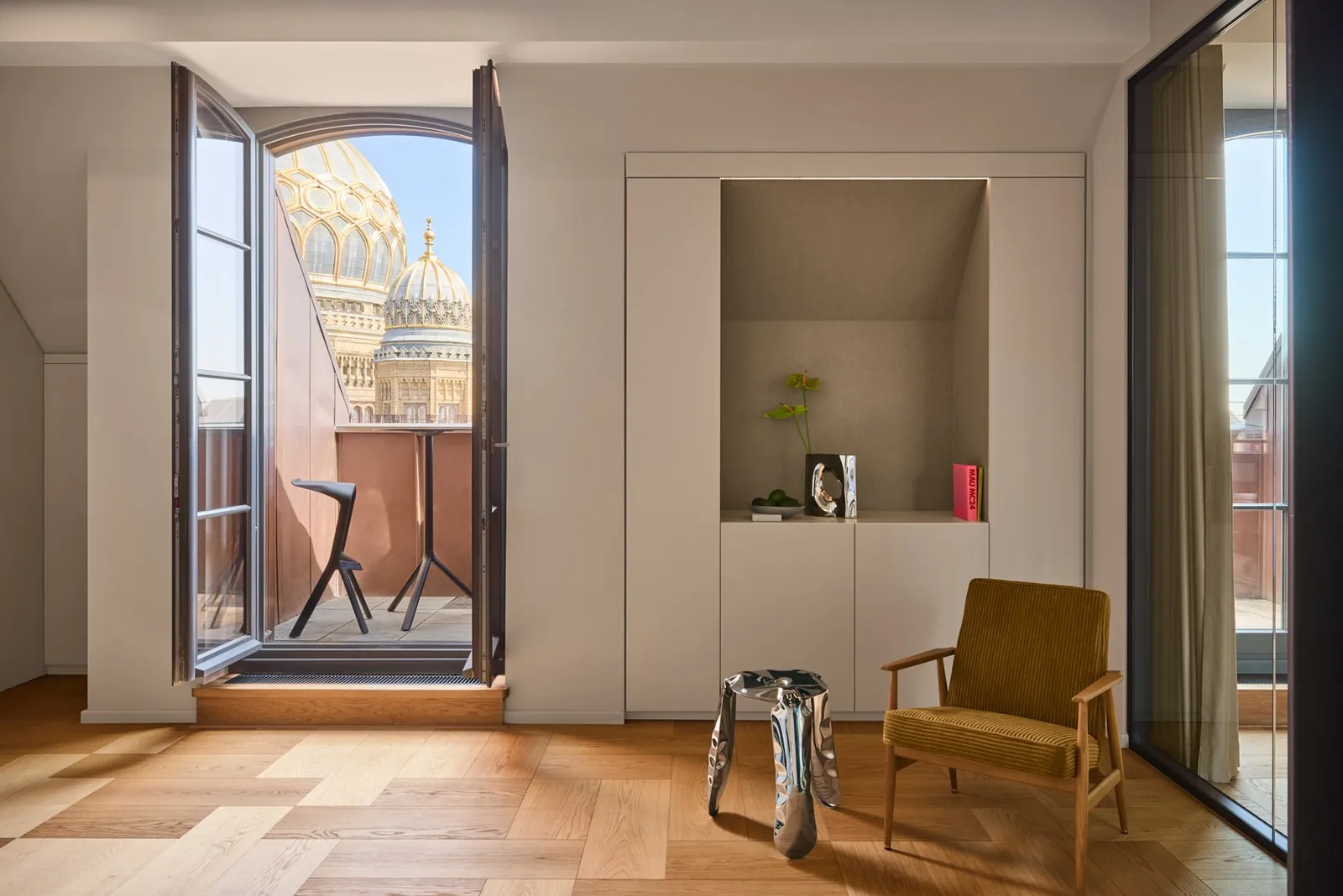 Parquet posato a spina ungherese · © Bauwerk