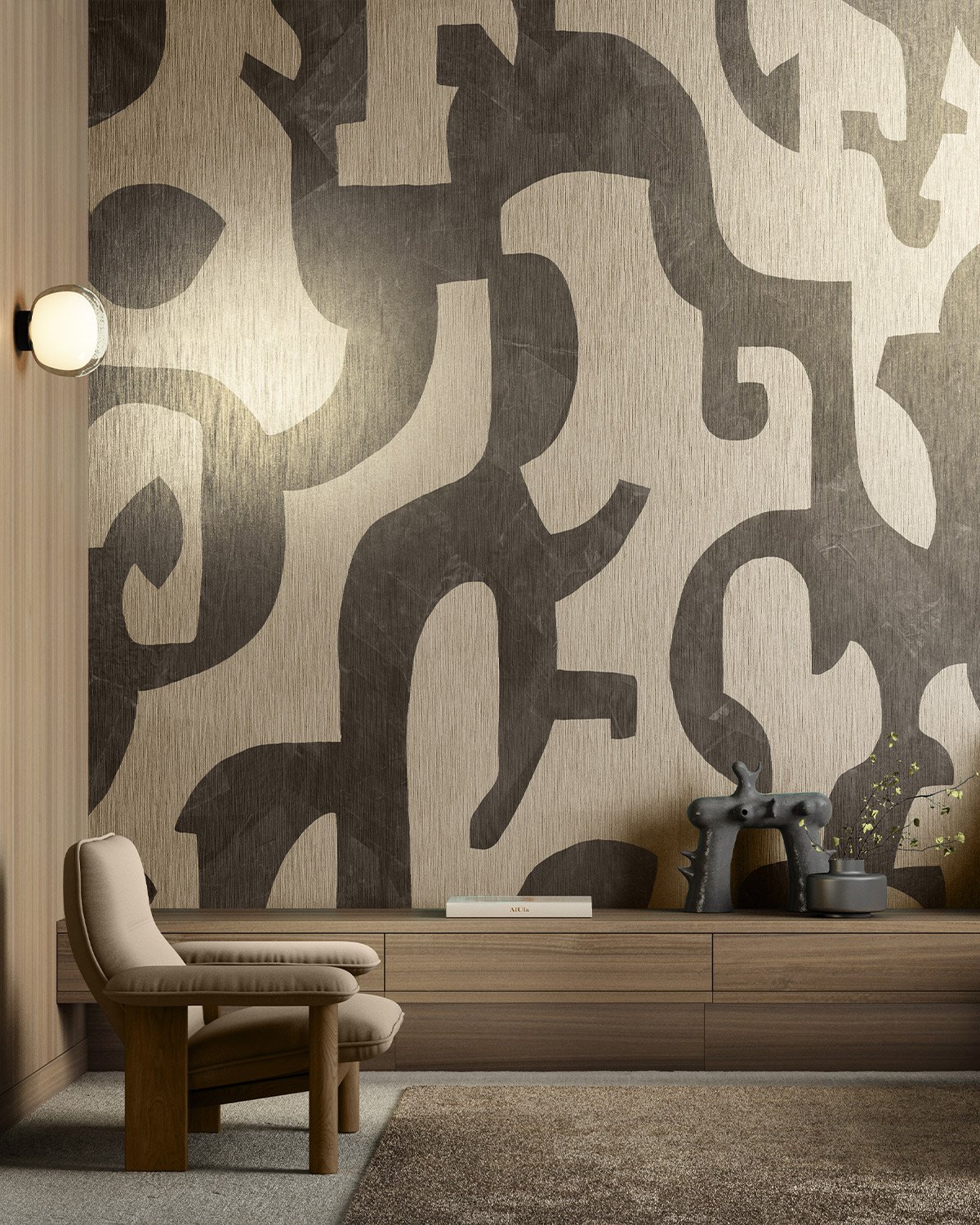 Grande motivo Materia · © Giardini Wallcoverings