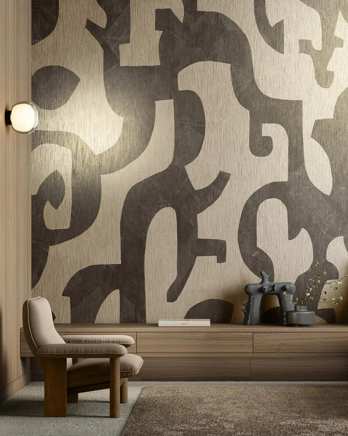Grande motivo Materia · © Giardini Wallcoverings