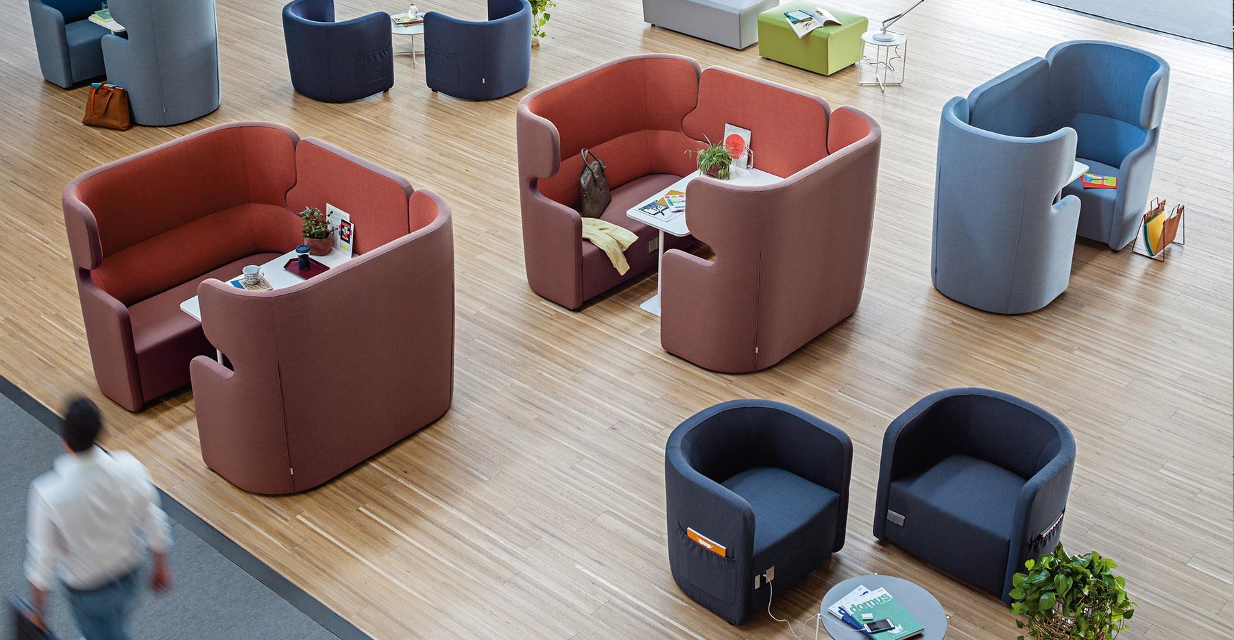 Acoustic seating islands · © SM Milani