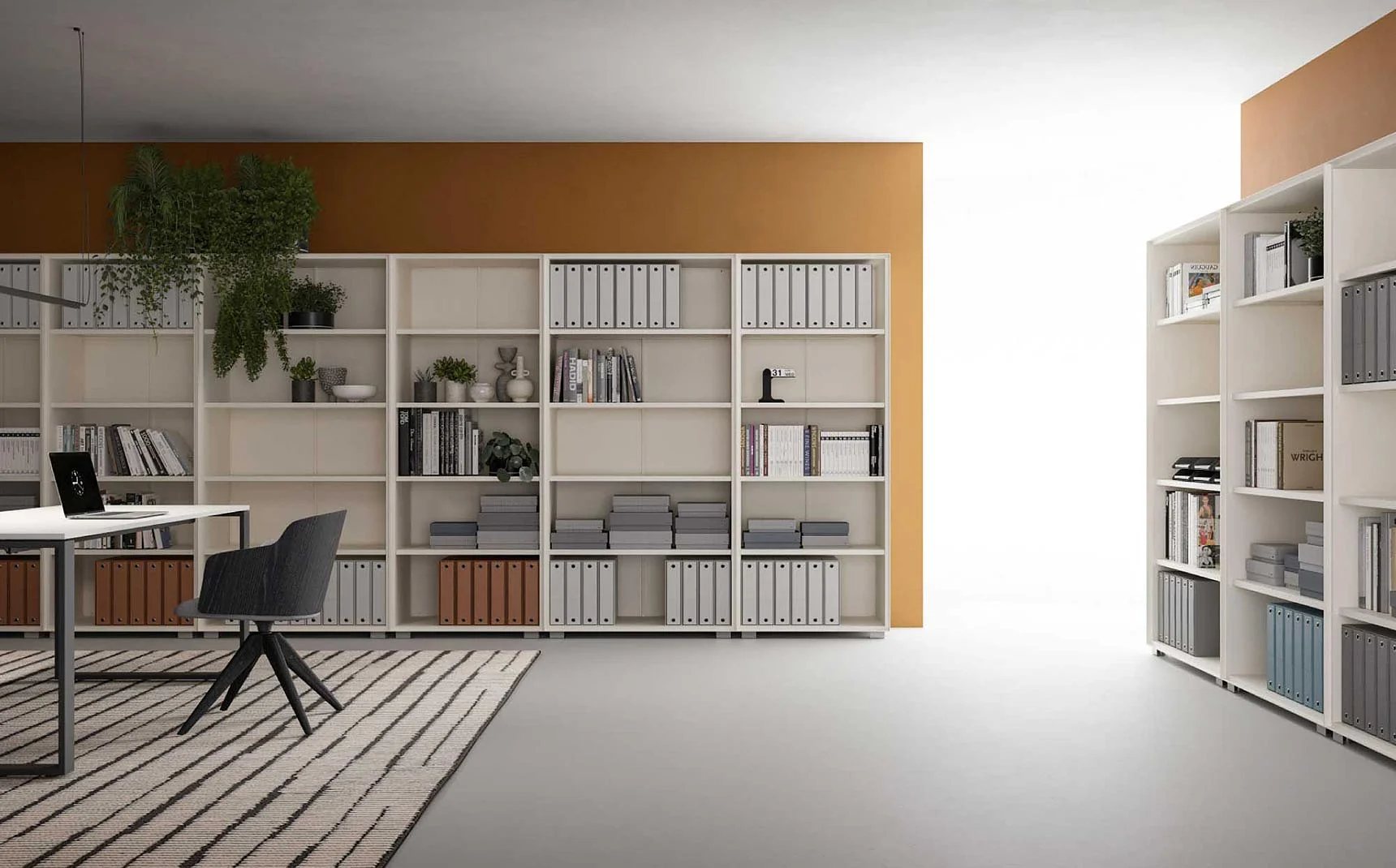 Open storage and desk · © Dieffebi