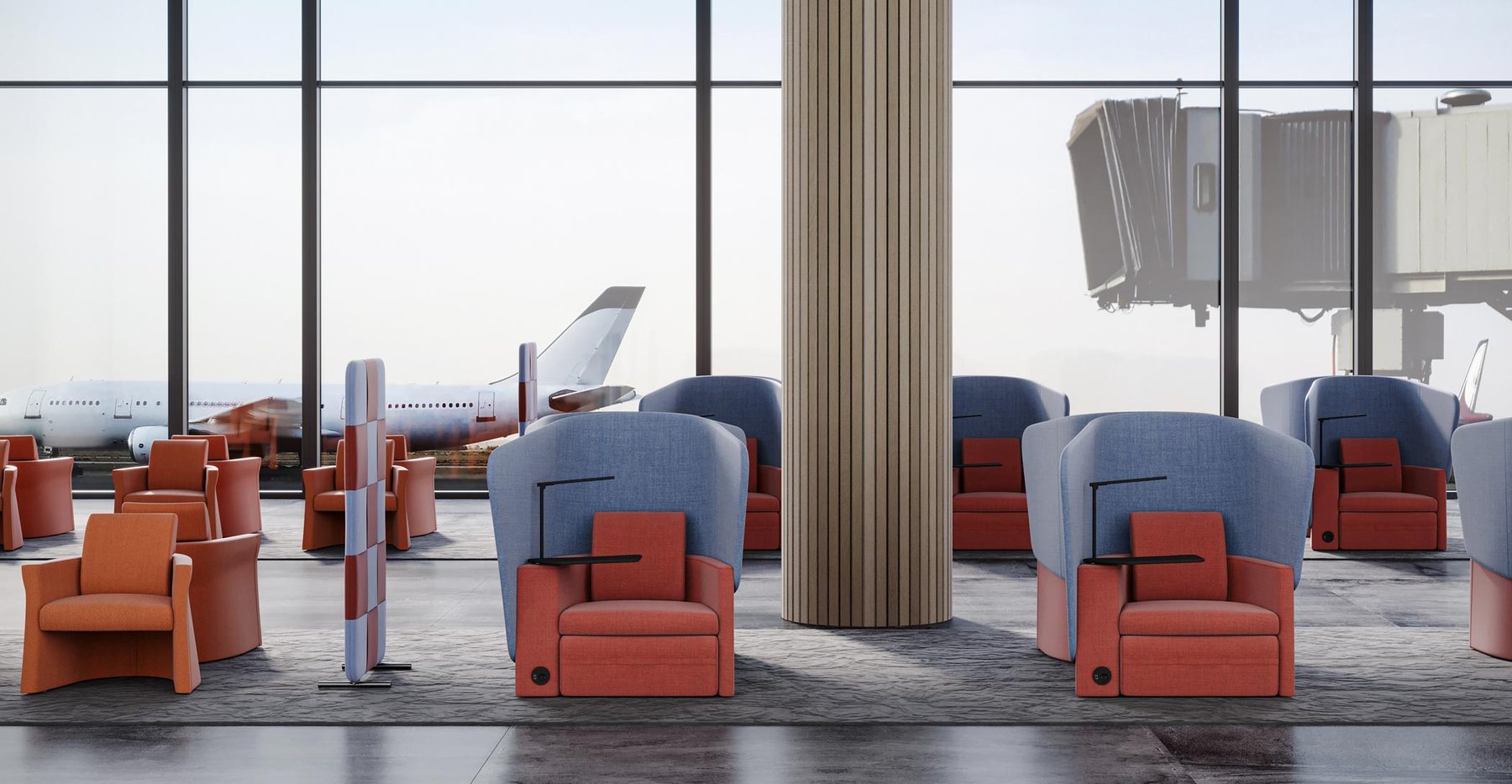 Waiting chairs · © SM Milani
