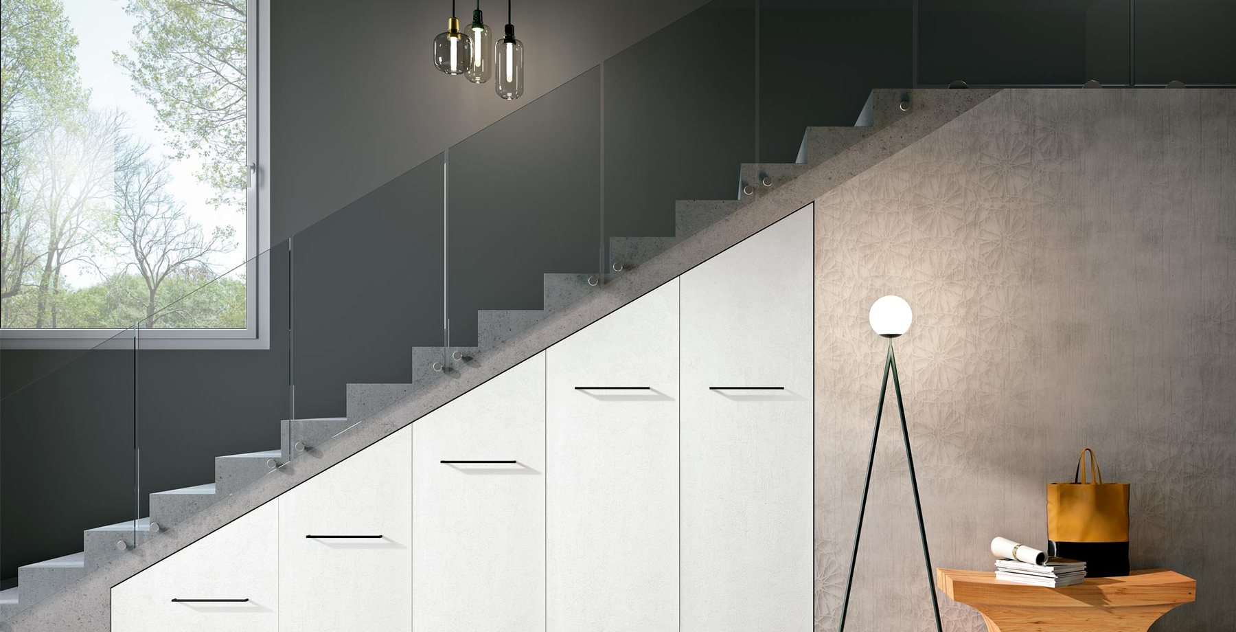 Storage under stairs · © Ferrimobili