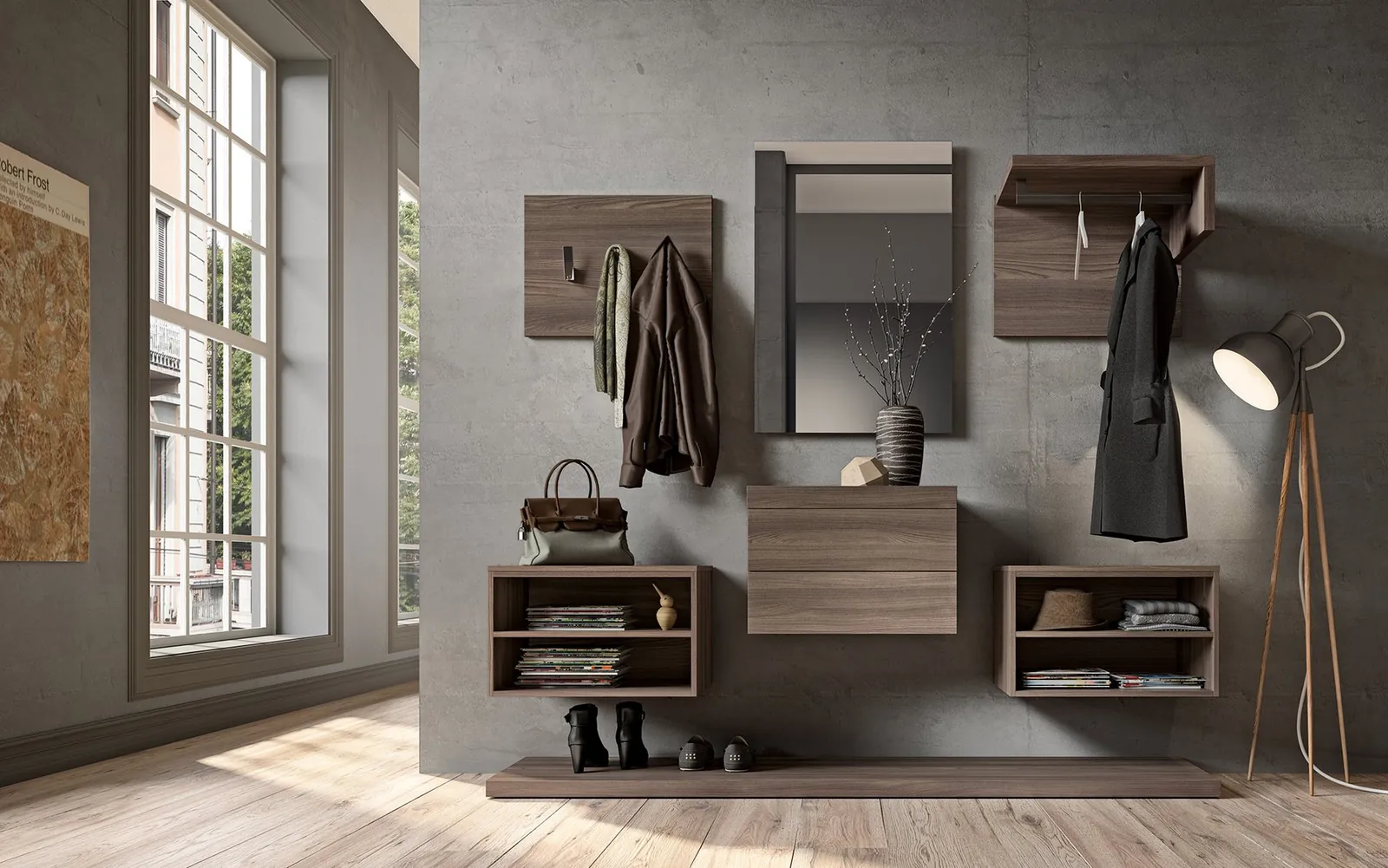 Eingangsgarderobe · © Mobilstella