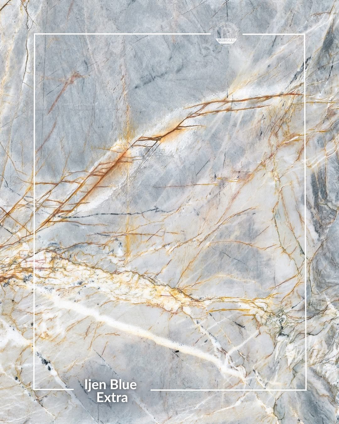 Tranche Ijen Blue Extra, pierre naturelle