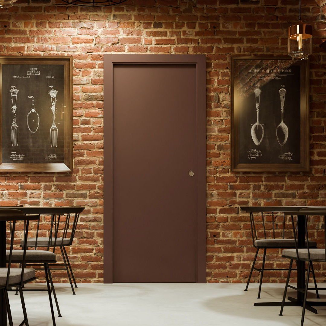 Sliding wooden door
