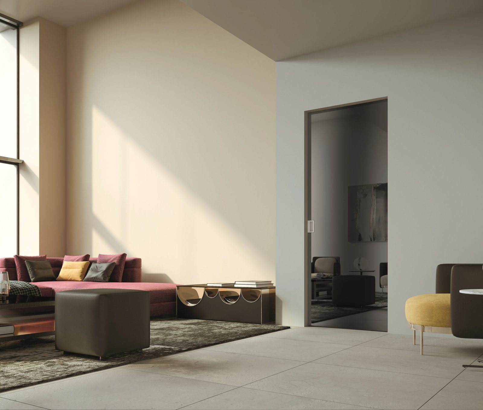 Essential pocket-door frame