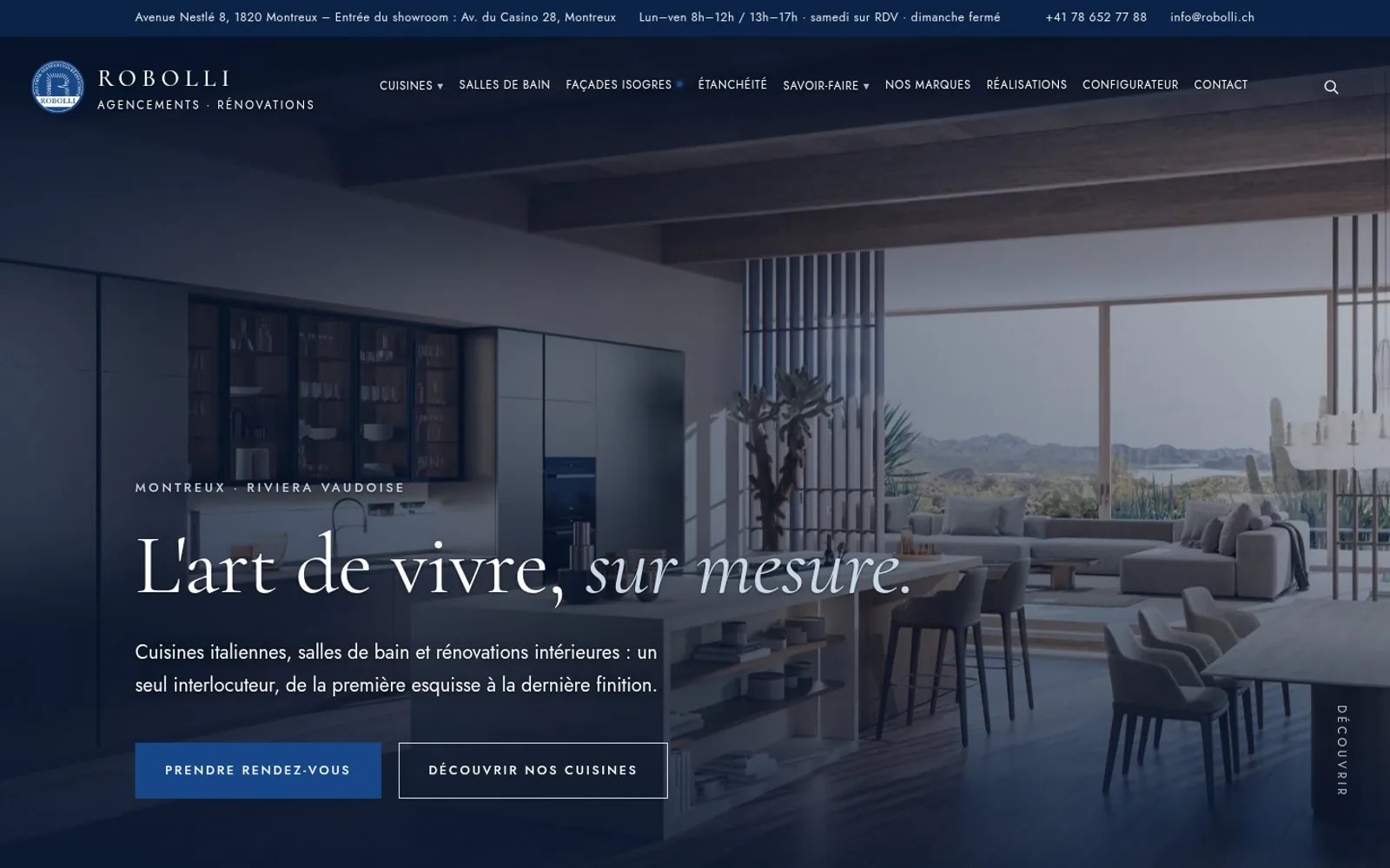 Startseite der neuen Website robolli.ch